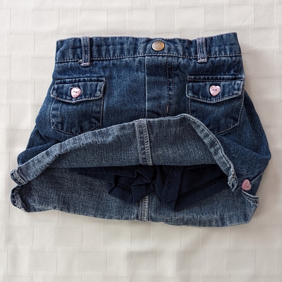 Disney Denim Skirt with Undershorts - Picture 2 of 4
